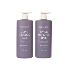 NatureWell Living For Good Shampoo & Conditioner, 24 Fluid Ounce (Pack of 2)