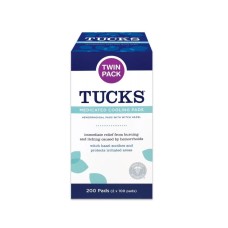 Tucks Medicated Cooling Pads with Witch Hazel 100 Pads - 2 Pack