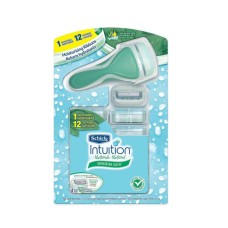 Schick Intuition Plus Razor + 12 Razor Blades