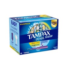 Tampax Pearl Tampons, Duopack, 87 Count