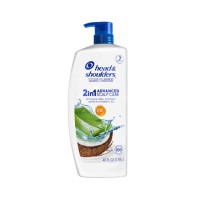 Head & Shoulders 2-in-1 Advanced Scalp Care with Aloe, Coconut Water, 40 Fl Oz