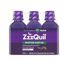 Vicks Zzzquil Nighttime Sleep Aid Liquid, Warming Berry Flavor, 36 fl oz