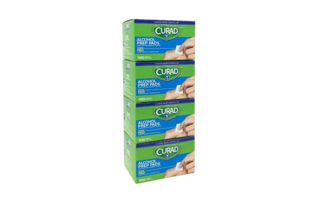Sterile Alcohol Prep Pads Individually Sealed 100 Thick Pads – 4 Pack Sterile Alcohol Prep Pads Individually Sealed 100 Thick Pads – 4 Pack